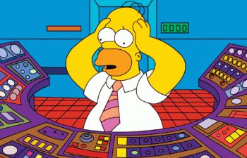 Click on image to see full-sized version Would you want Homer as a safety inspector at a nuclear plant?