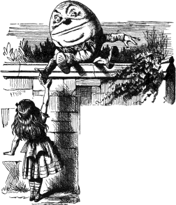 Click on image to see full-sized version `Why do you sit out here all alone?' said Alice, not wishing to begin an argument...