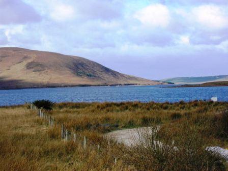 Click on image to see full-sized version Carrowmore Lake, already degraded by Shell related civil engineering