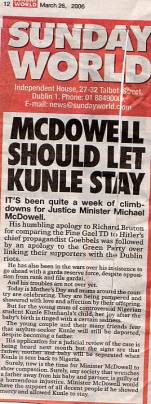 Click on image to see full-sized version Press Support for Kunle