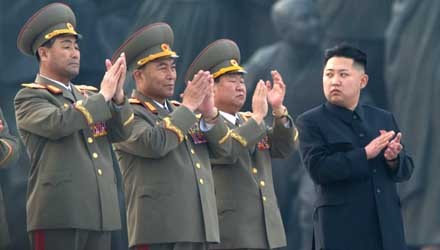 Click on image to see full-sized version Kim Jung-un: rising to provocation