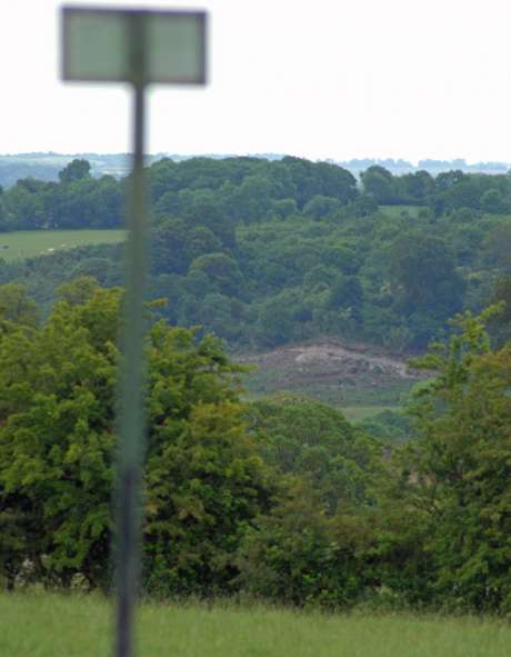 Rath Lugh visible from the Lia Fáil 