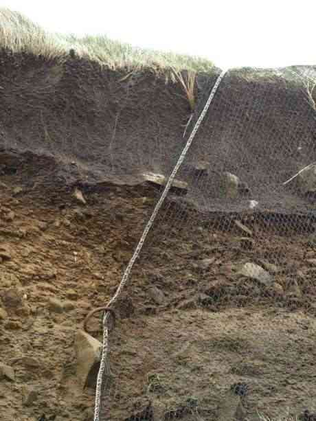 Netting at Glengad