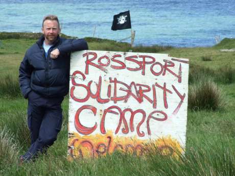 Niall on the Rossport Solidarity Camp