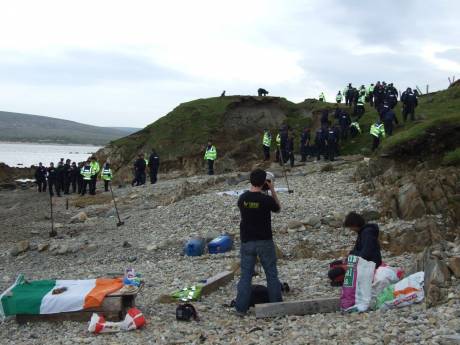 57 or so Gardai Shell Dána on the beach below camp, last Fri. Doesn't beat FSB!'s record of 63!