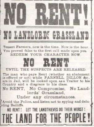 Land League Poster