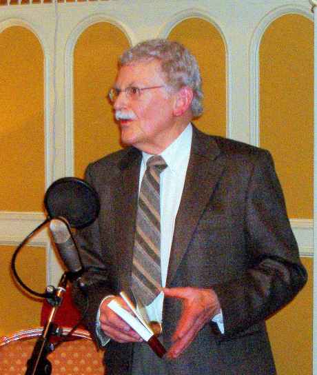 Click on image to see full-sized version Knute Skinner reading at last years festival